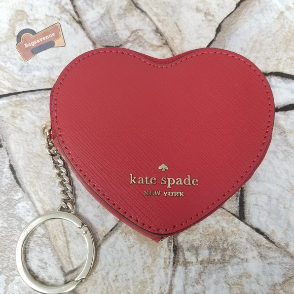 #bagsavenue heart flutter love shack crossbody black coin purse key Kate Spade - Picture 11 of 15